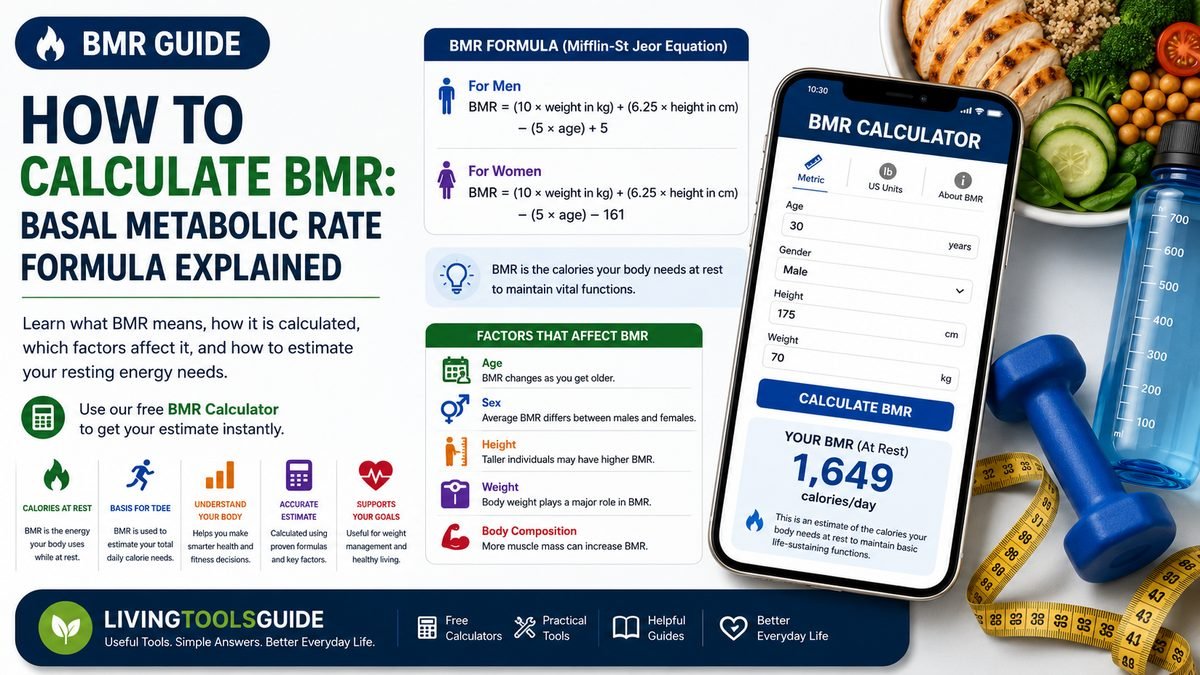 How to Calculate BMR: Basal Metabolic Rate Formula Explained