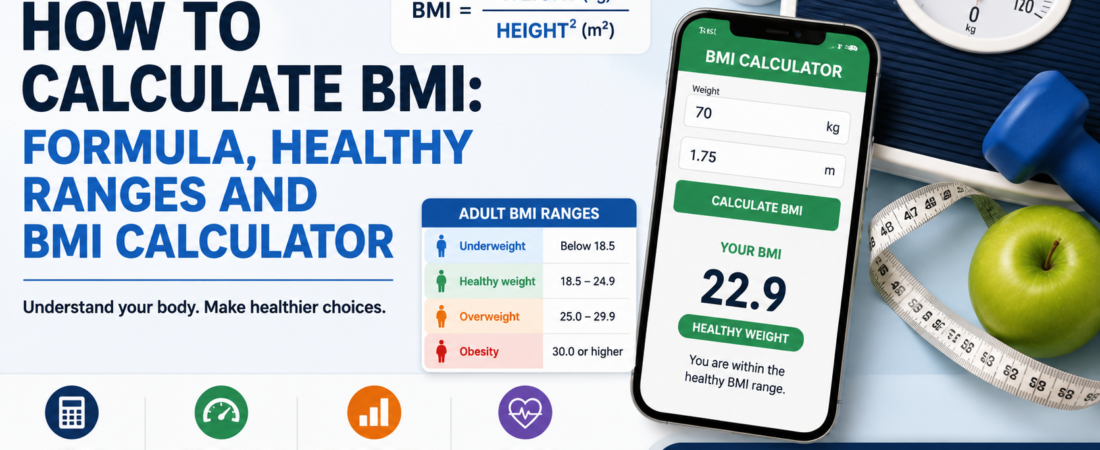 How to Calculate BMI: Formula, Healthy Ranges and BMI Calculator