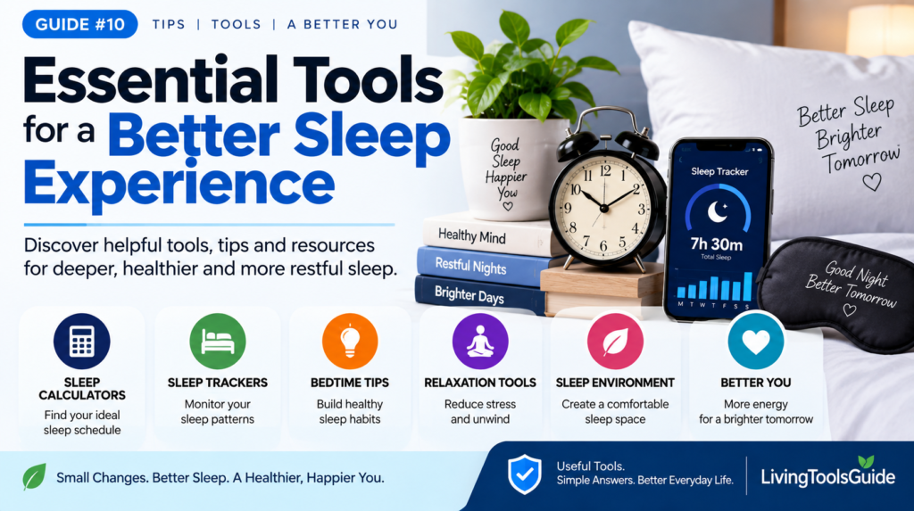 Sleep Tools for a Better Sleep Experience