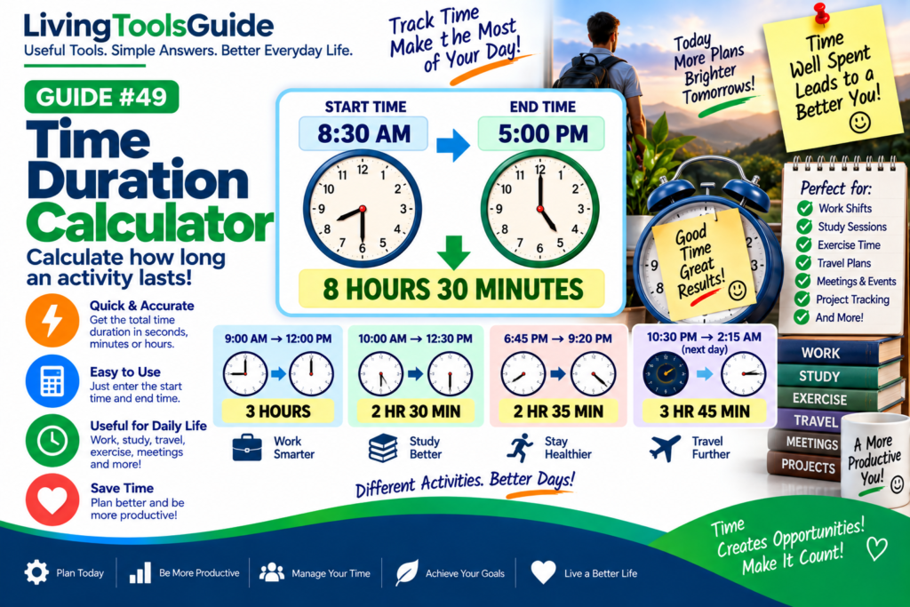 Time Duration Calculator