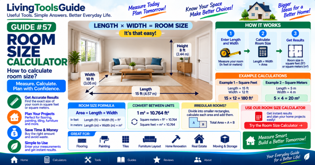 Room Size Calculator
