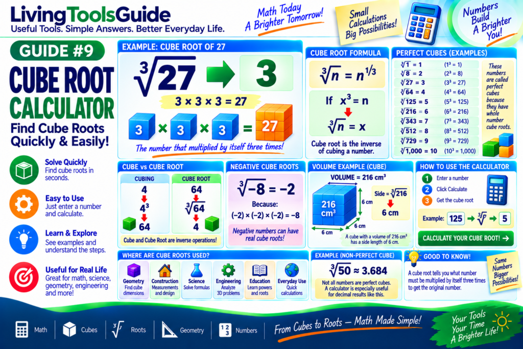Cube Root Calculator