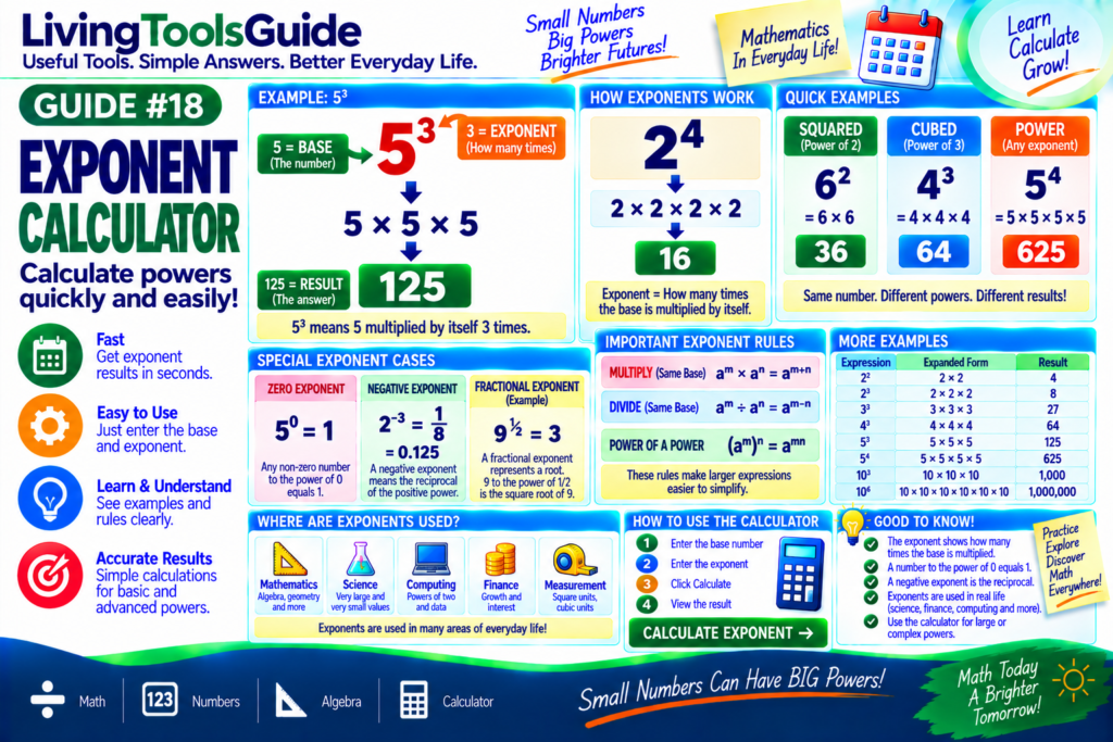 Exponent Calculator