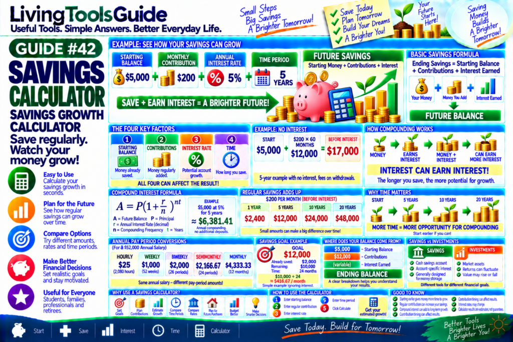Savings Calculator