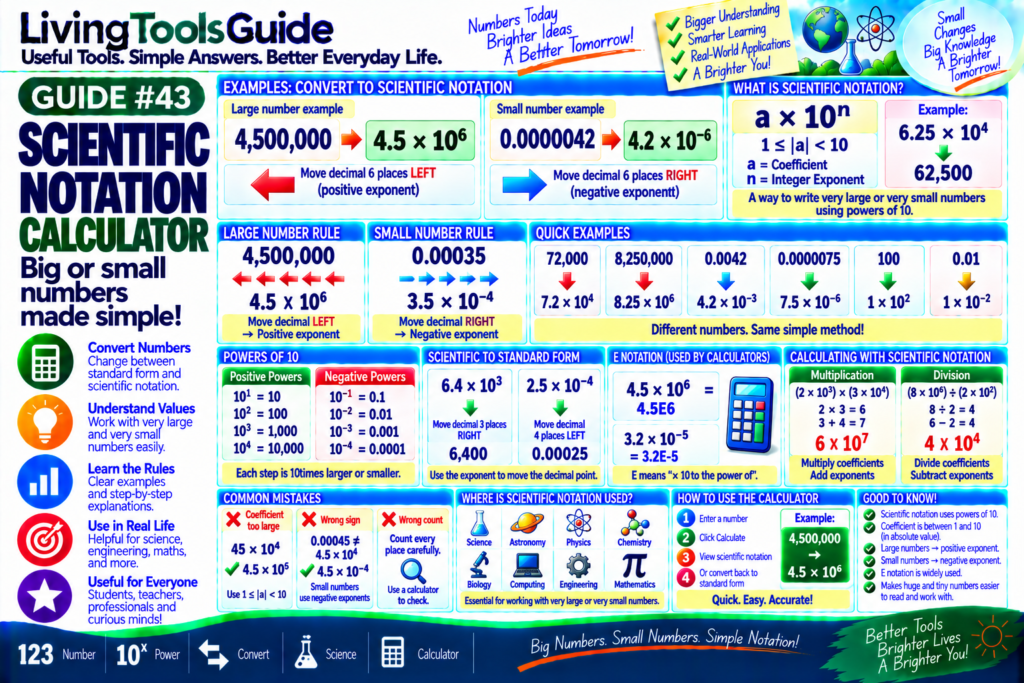 Scientific Notation Calculator
