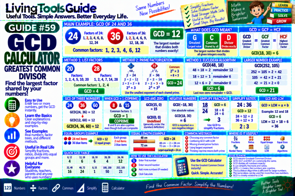 GCD Calculator