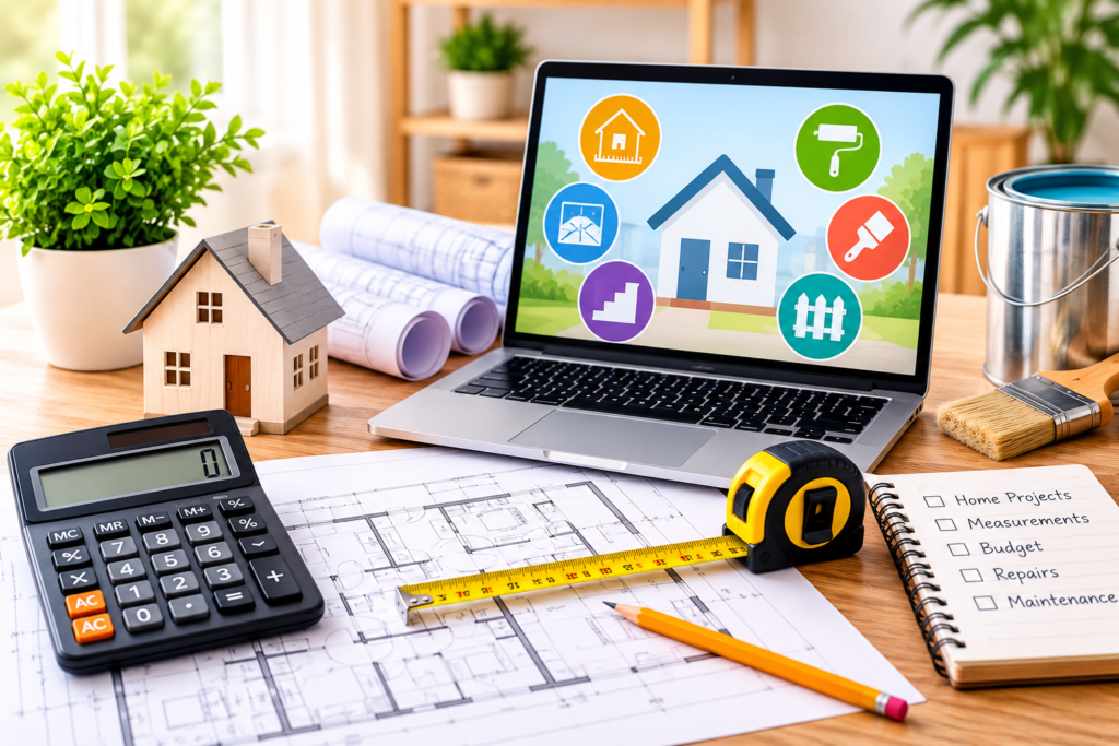 Home and everyday calculators for household projects and daily planning