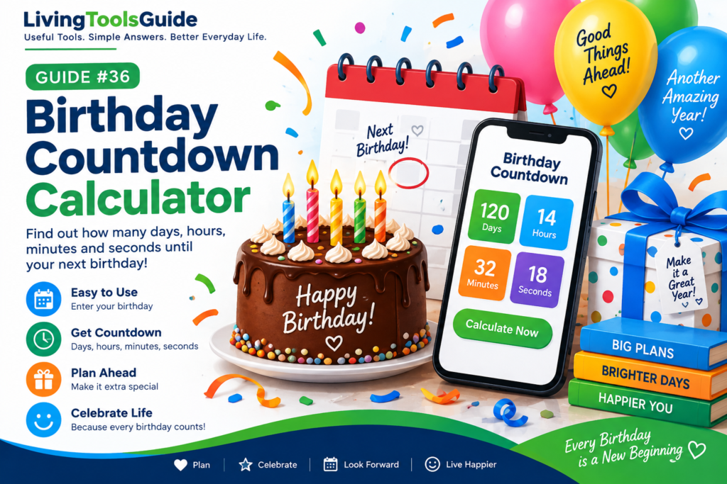 Birthday Countdown Calculator