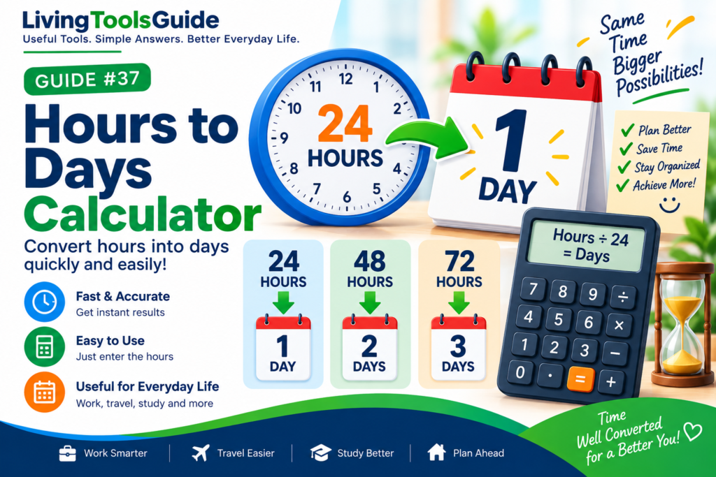 Hours to Days Calculator