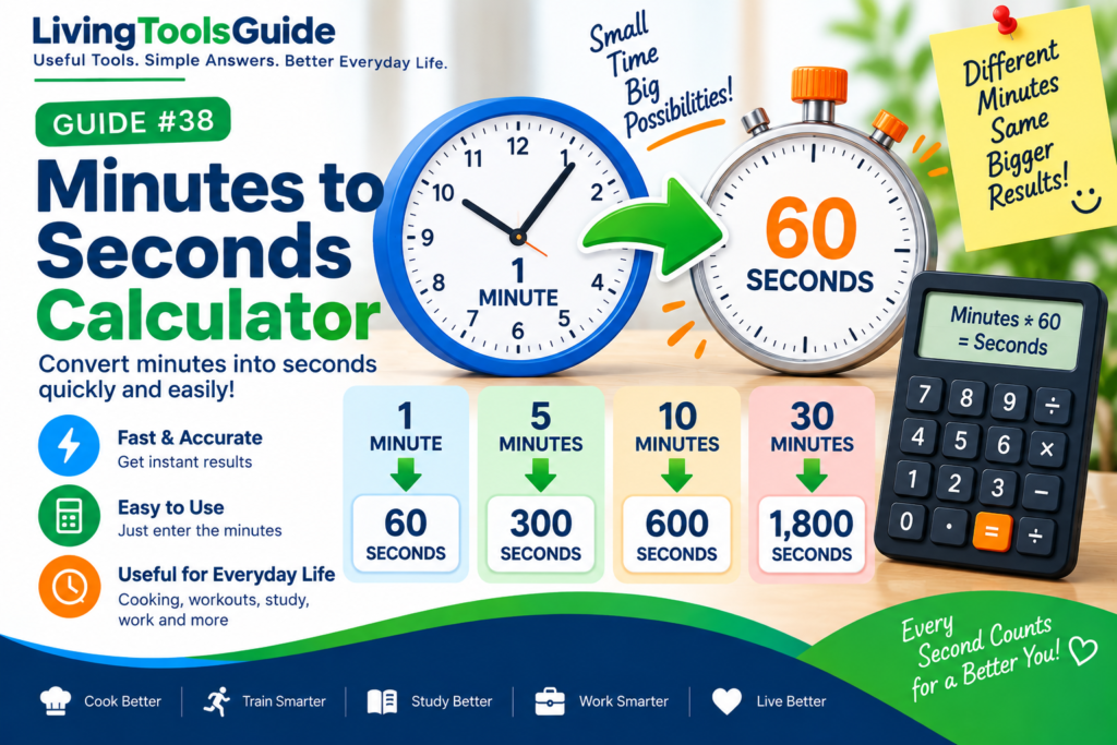 Minutes to Seconds Calculator