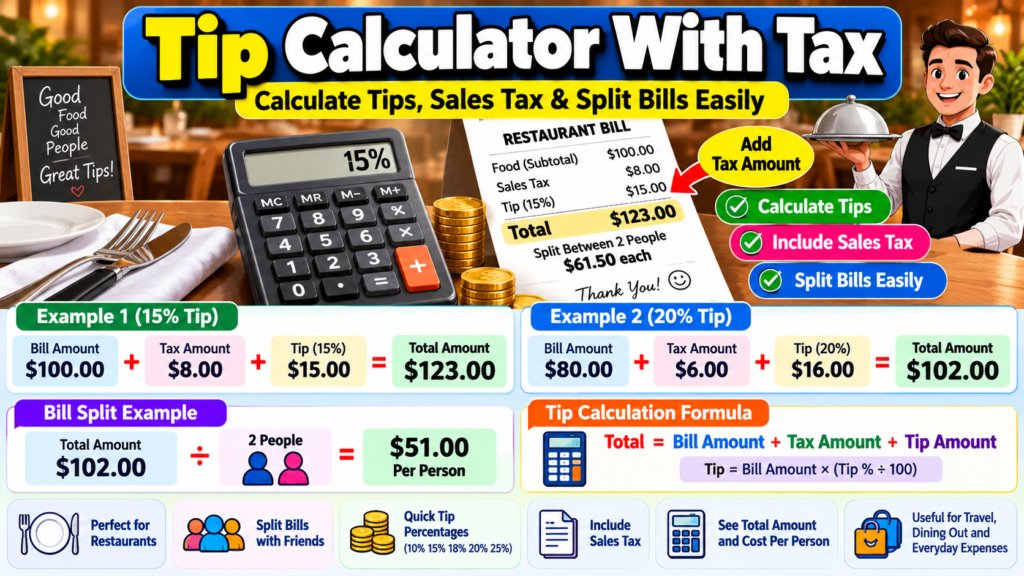 Tip Calculator With Tax