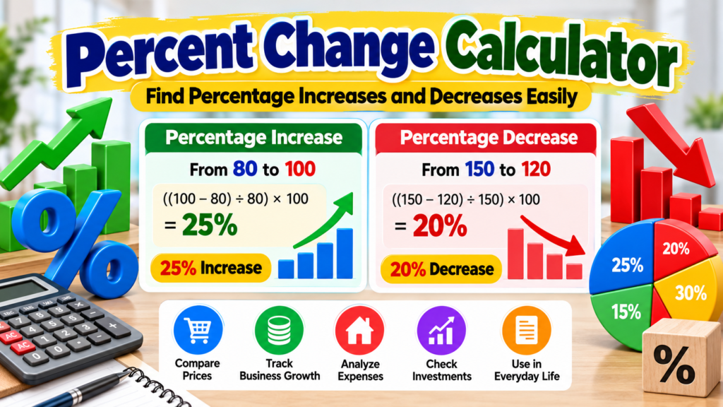 Percent Change Calculator